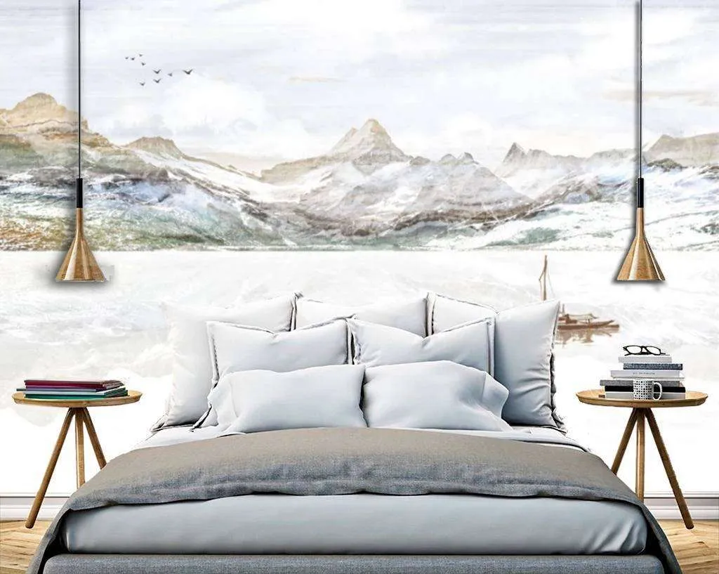 Фотообои в интерьере большая лодка  15-655 фото