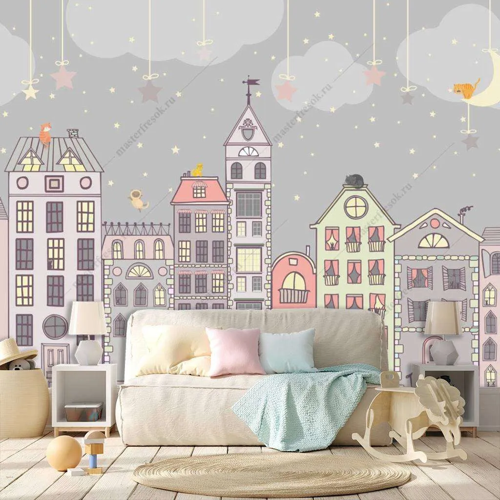 Фотообои в интерьере голландские домики  13-153 фото