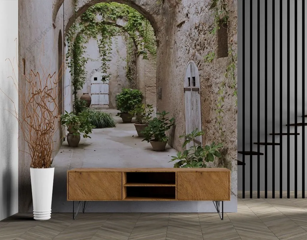 Фотообои в интерьере арка в италии  9-1641 фото