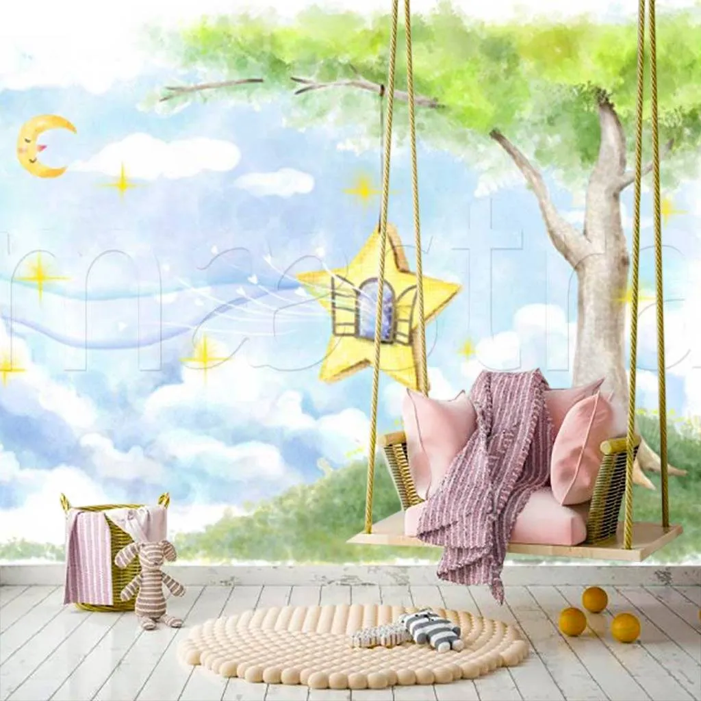 Фотообои Скворечник звезда.  12-316