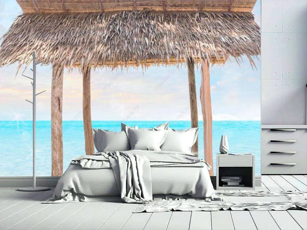 Фотообои в интерьере пляж занзибара  13-316 фото