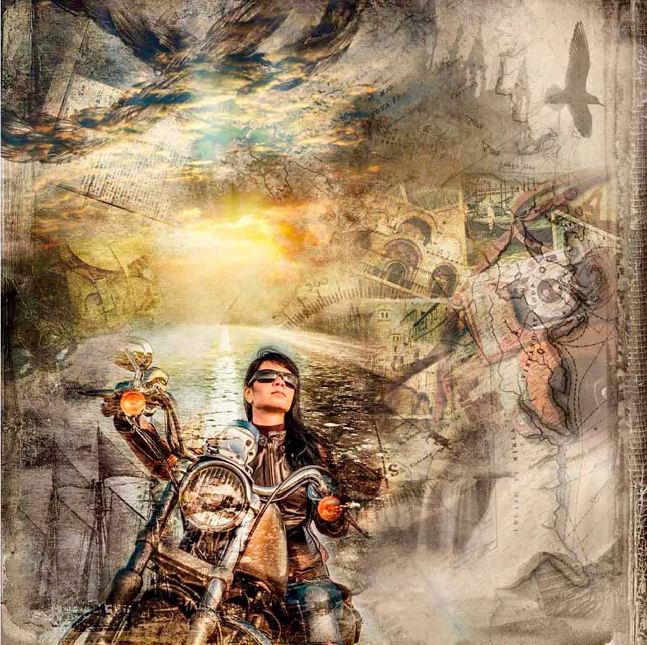 Фотообои в интерьере абстракция техно  6-052 фото