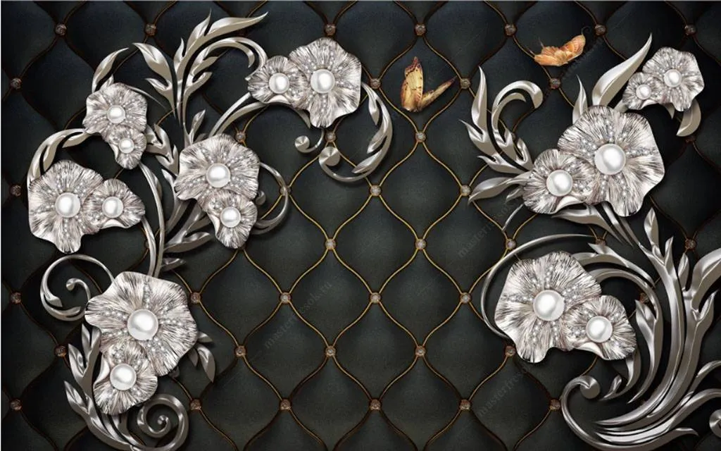 Фотообои в интерьере черный бархат  15-795 фото