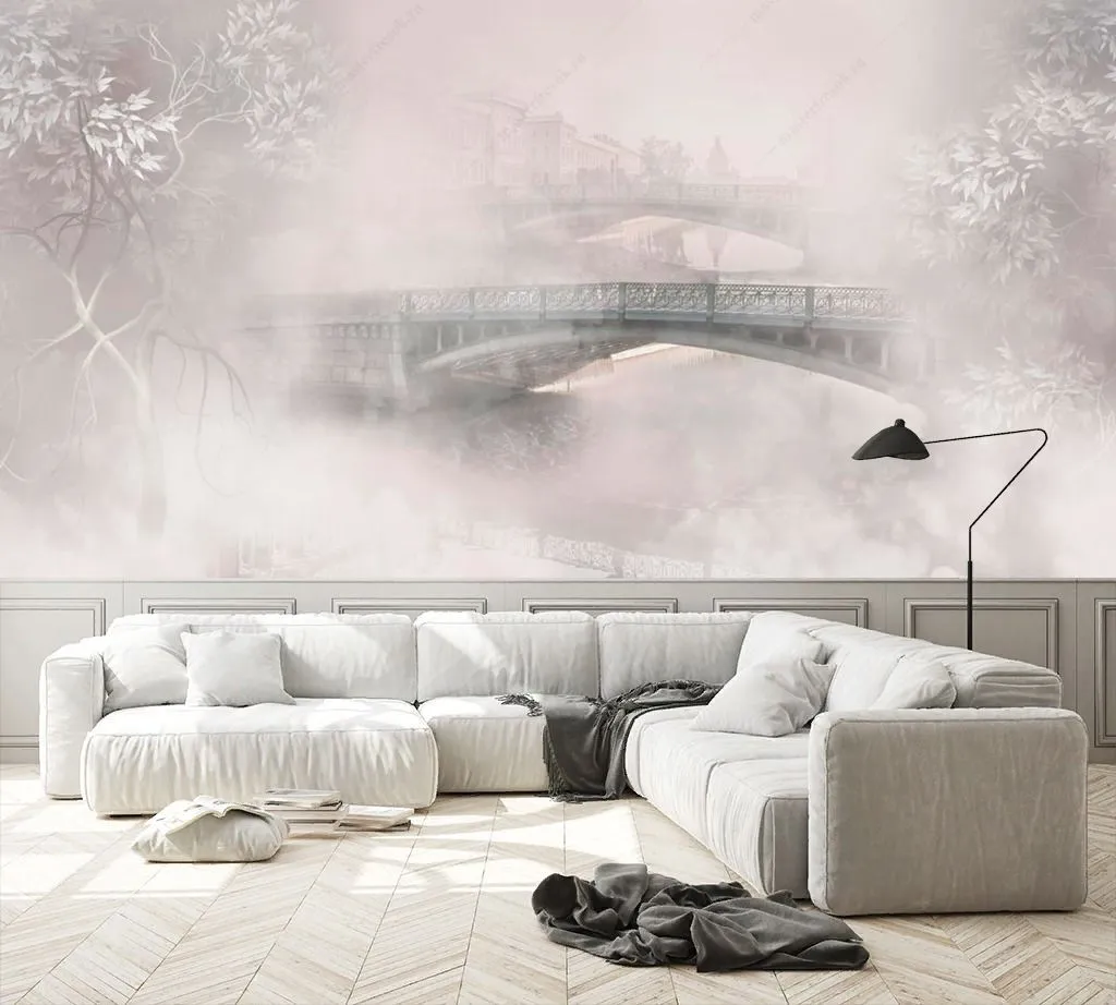 Фотообои Туманный мост  13-526