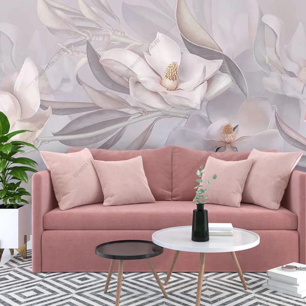 Фотообои Букет белых лилий  13-474