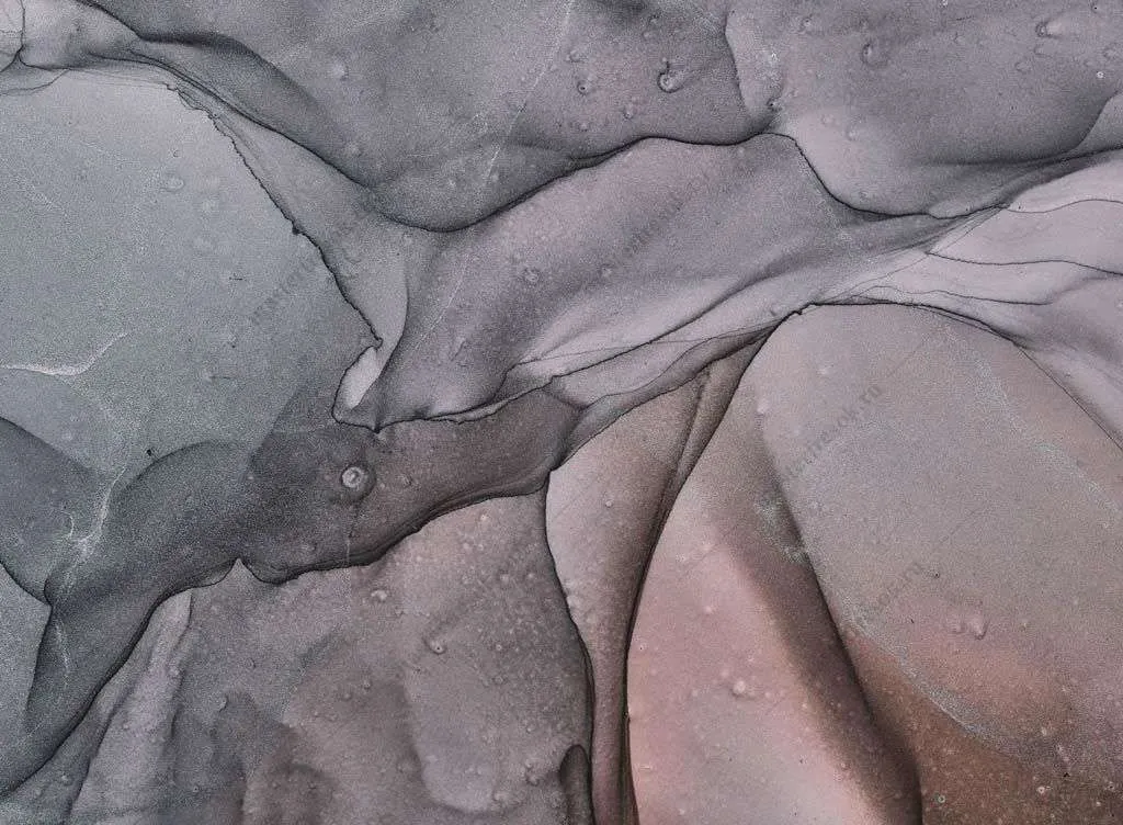 Фотообои в интерьере флюид арт чернила  9-1043 фото