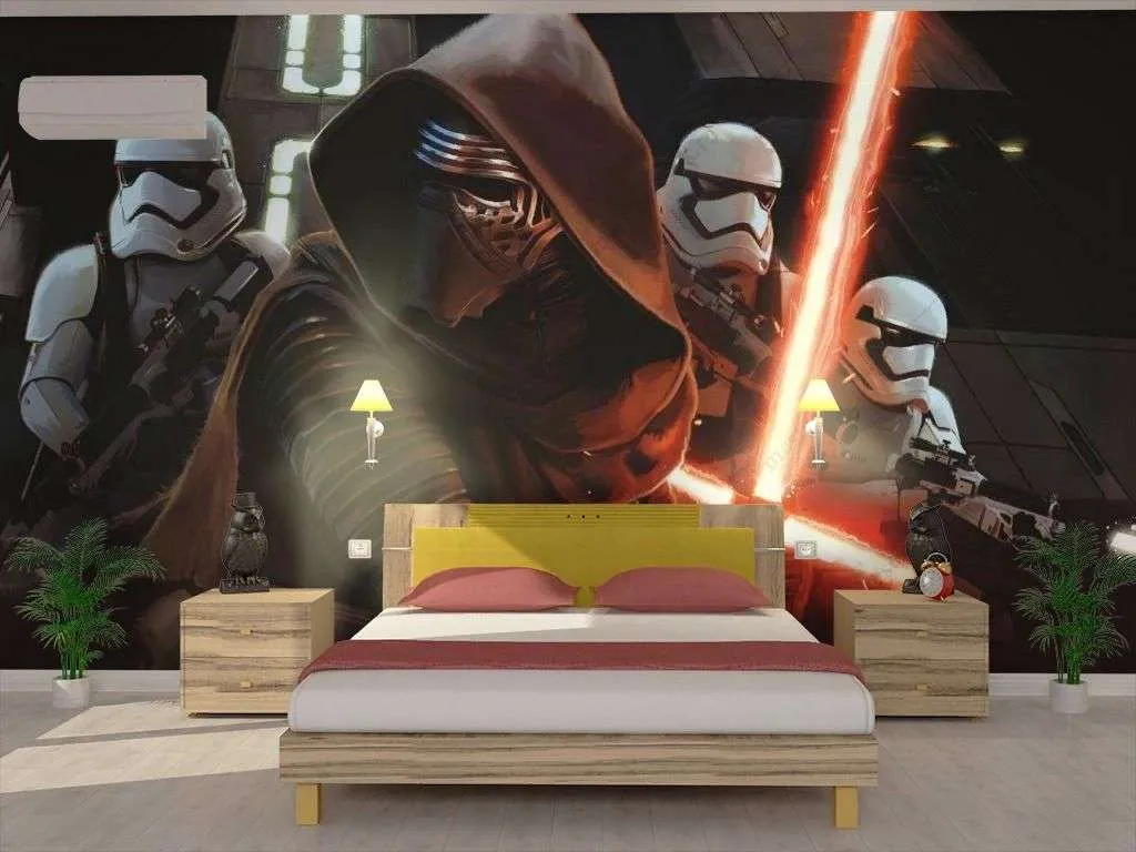 Фотообои в интерьере звёздные войны эпизод 7  12-1234 фото