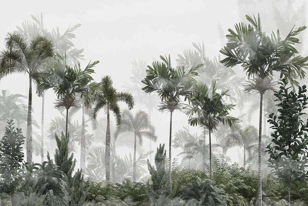 Фотообои в интерьере влажный тропический лес  9-1707 фото