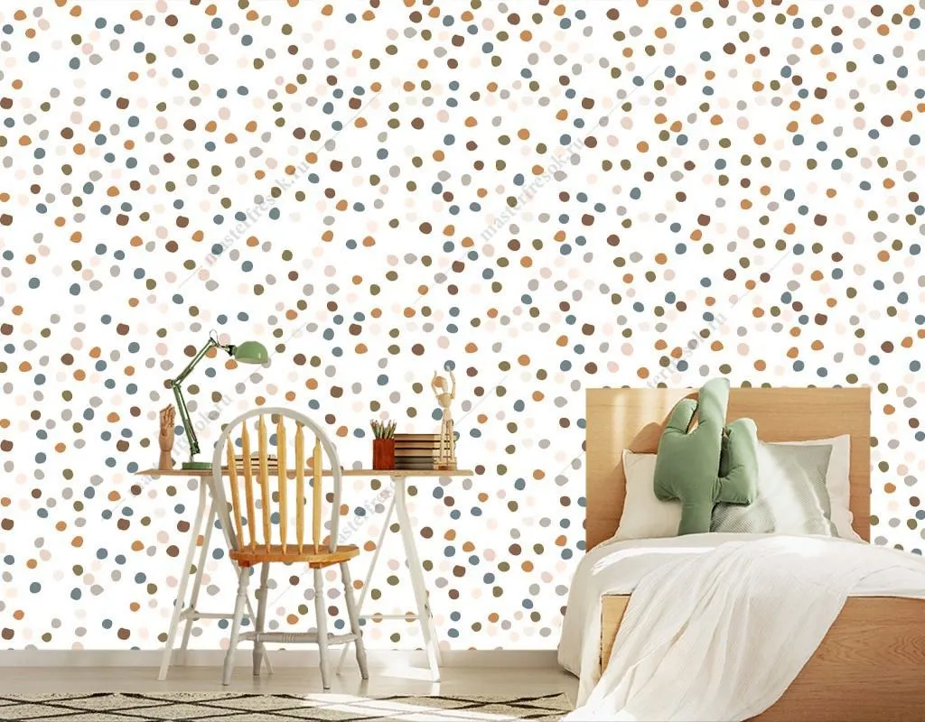 Фотообои в интерьере конфетти  14-583 фото