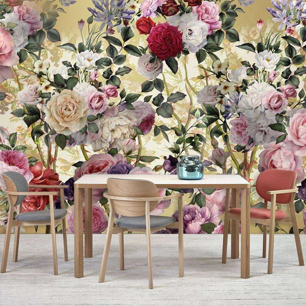 Фотообои Цветы розы яркие  7-390