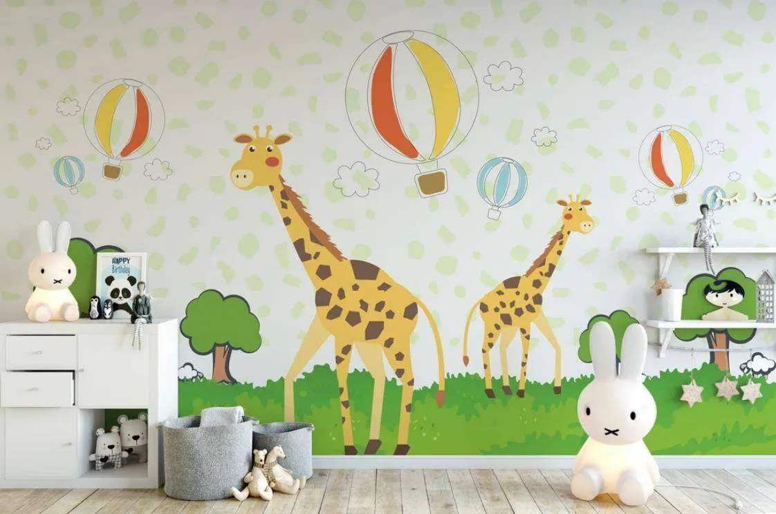 Фотообои в интерьере утренняя прогулка  15-214 фото