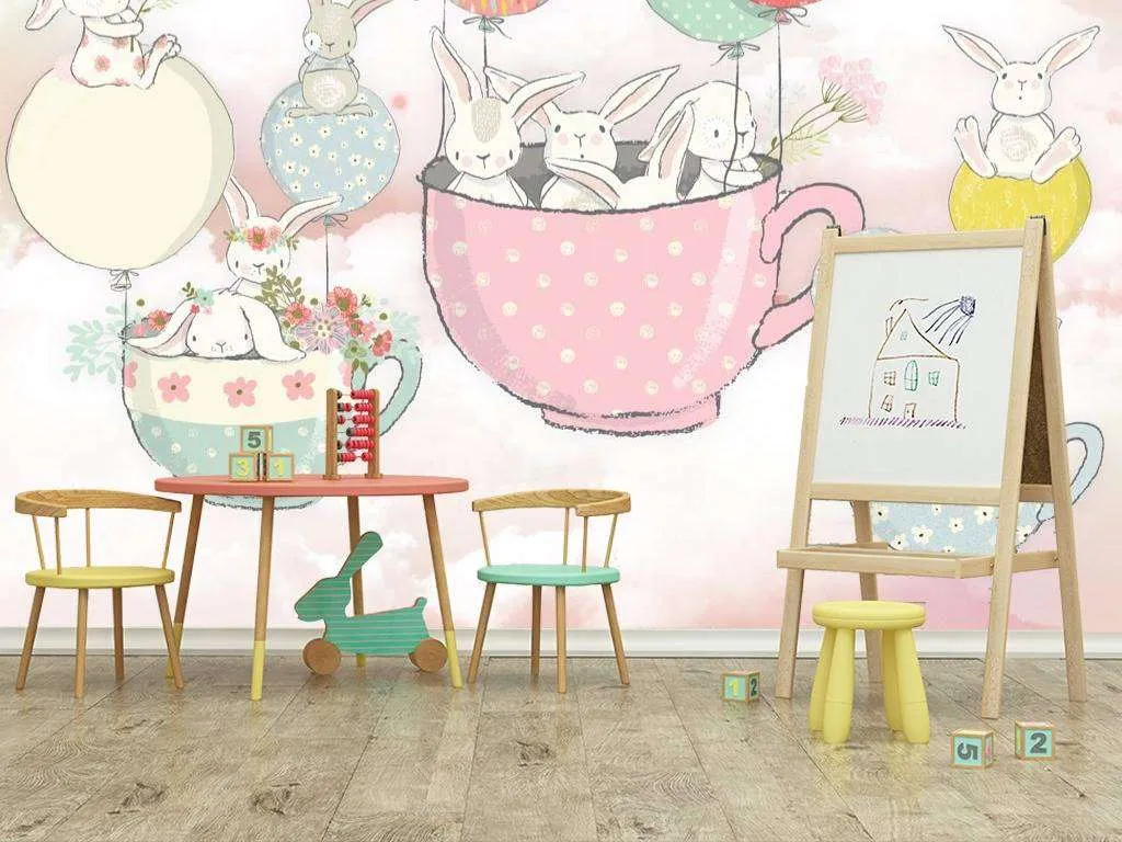 Фотообои Зайцы путешественники  13-028