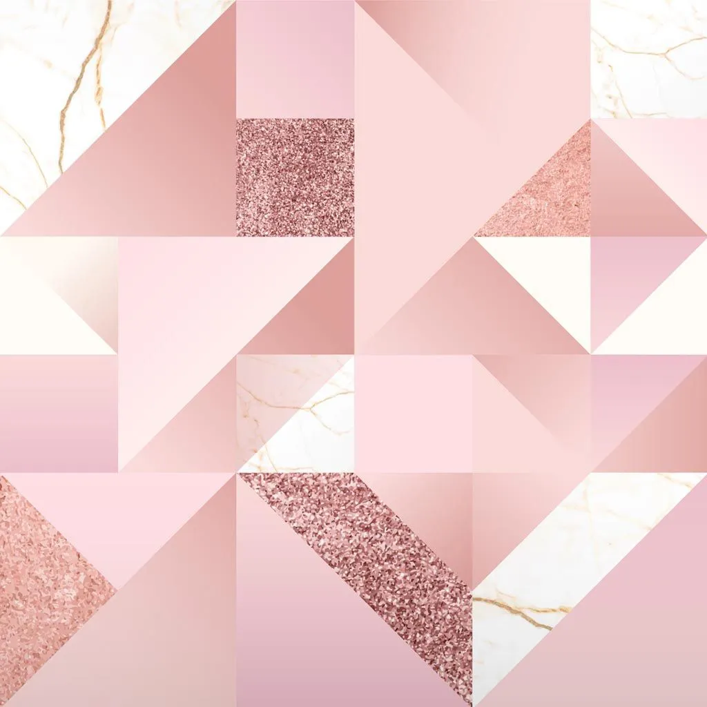 Фотообои в интерьере геометрический фон розовое золото  9-1503 фото