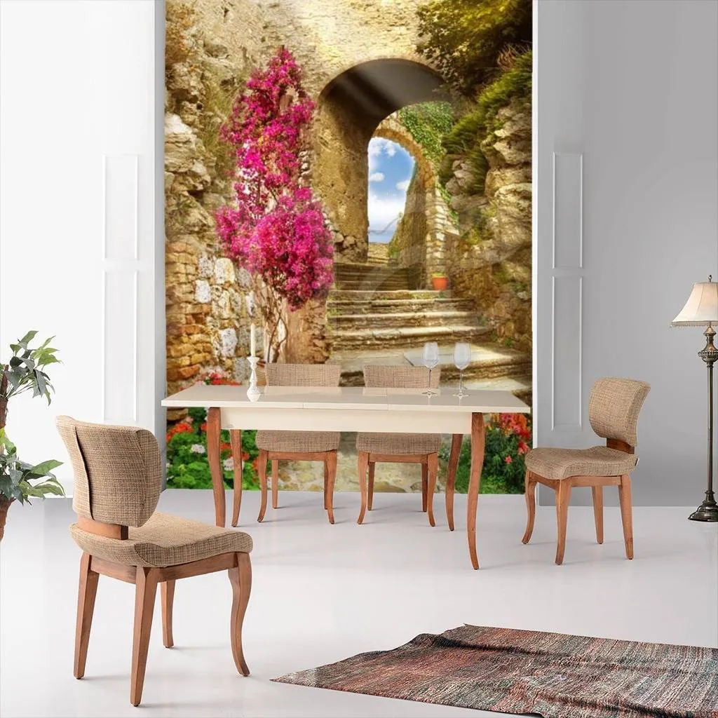 Фотообои в интерьере лестница к морю  5-046 фото