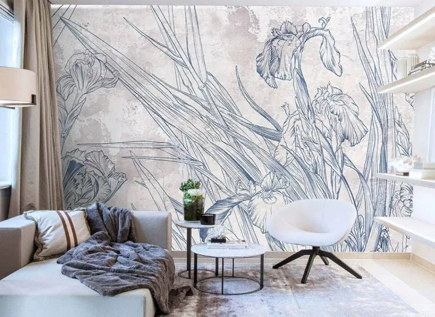 Фотообои Стебли цветов  9-2081