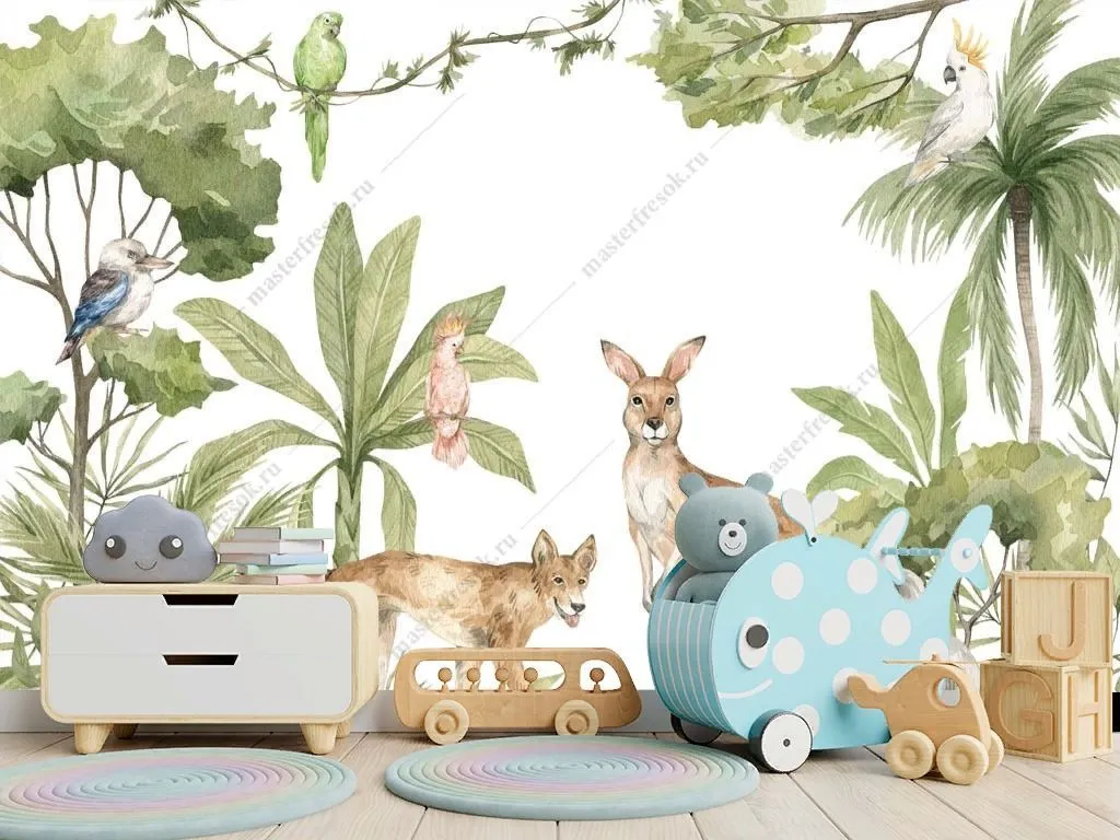 Фотообои Животные джунглей  14-595