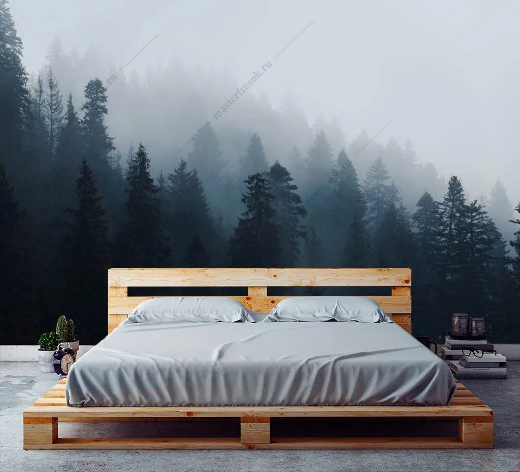 Фотообои в интерьере туманные пейзажи  9-1161 фото