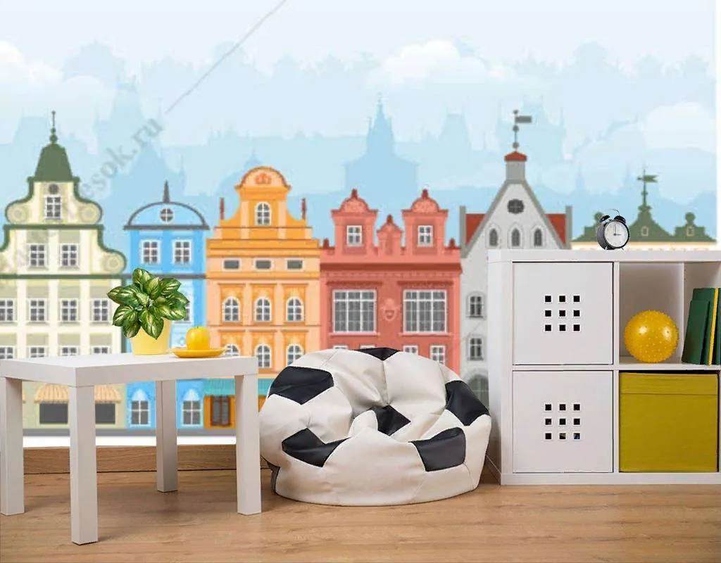 Фотообои в интерьере домики детские  12-815 фото