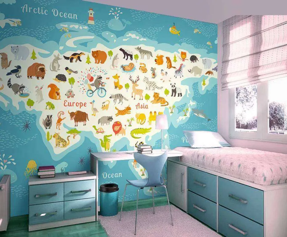 Фотообои Карта Европы  15-156