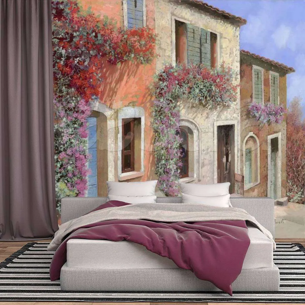 Фотообои Улочка солнечным утром  8-051