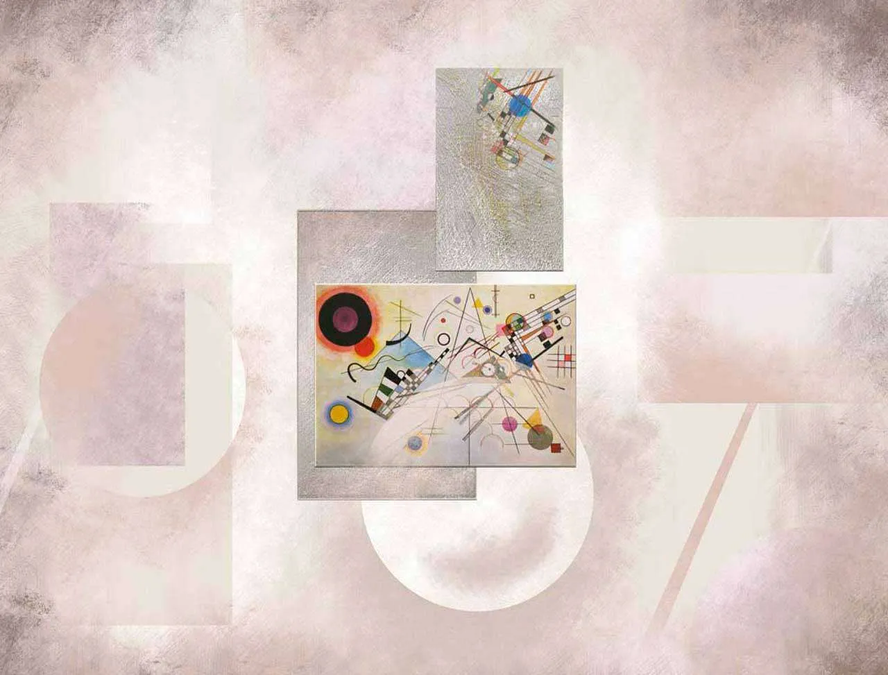 Фотообои в интерьере абстракция серая  7-835 фото