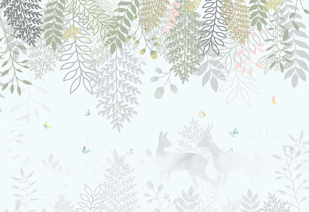 Фотообои в интерьере нежный фон  12-869 фото