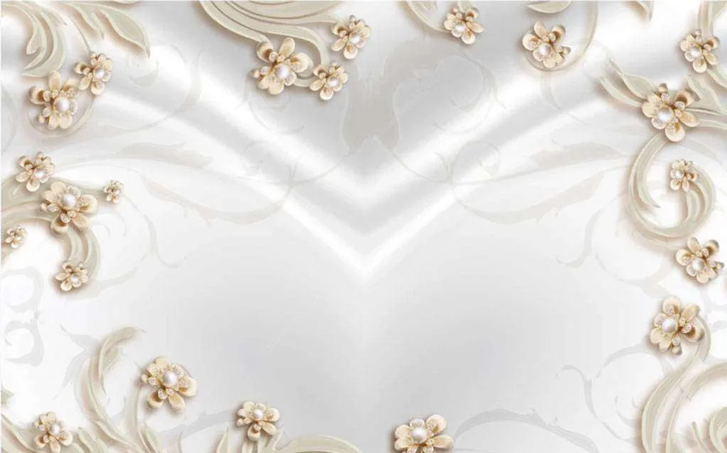 Фотообои в интерьере завитки на белом фоне  15-779 фото