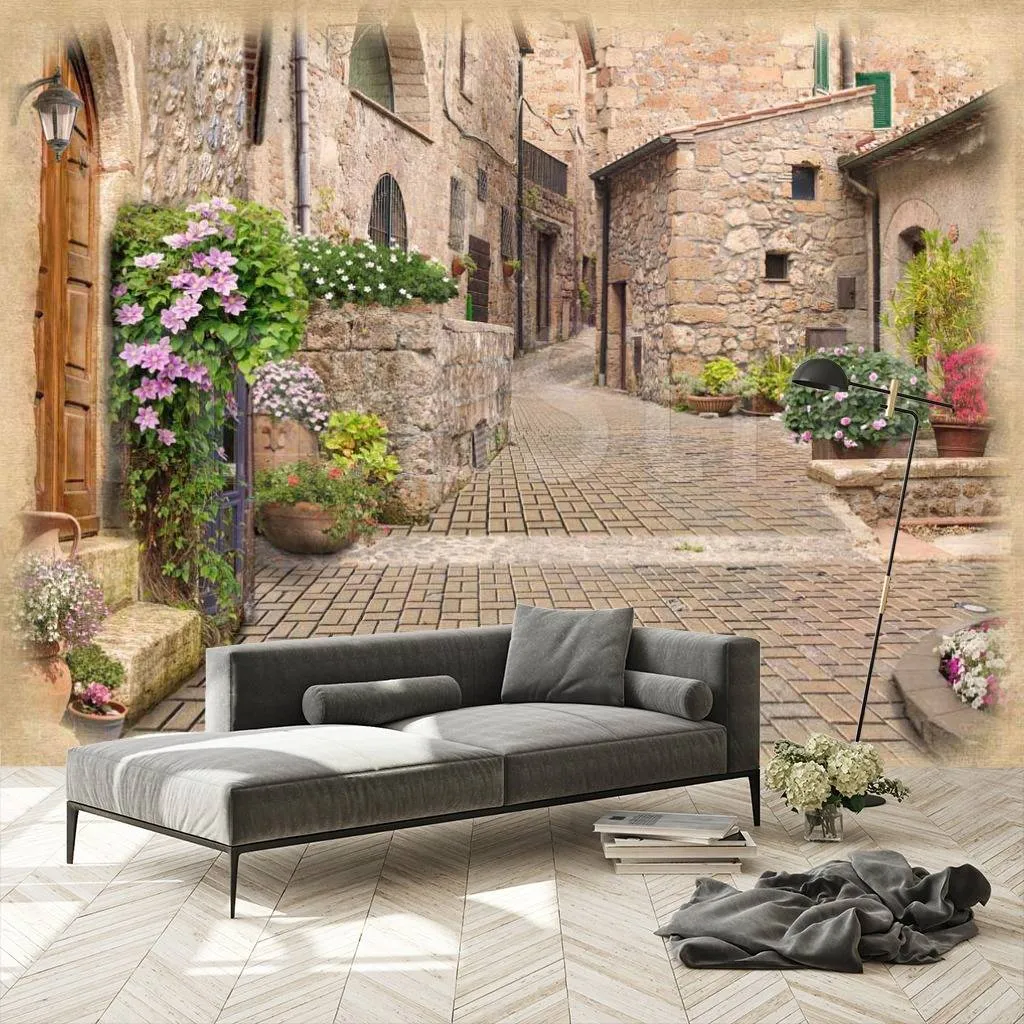 Фотообои С видом на Итальянскую улочку  7-032