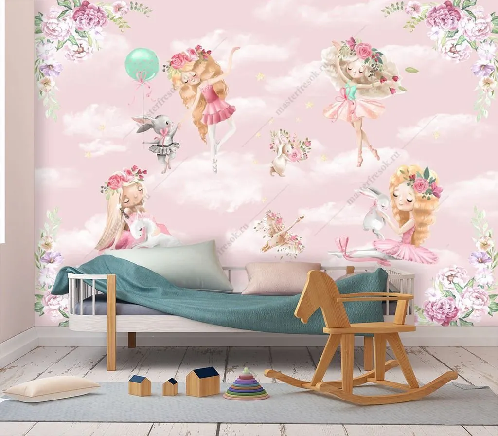 Фотообои Цветочные феи  14-425