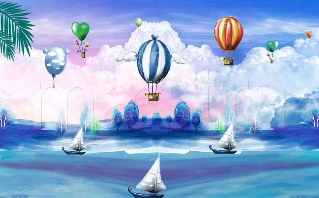 Фотообои в интерьере за горизонтом  15-216 фото