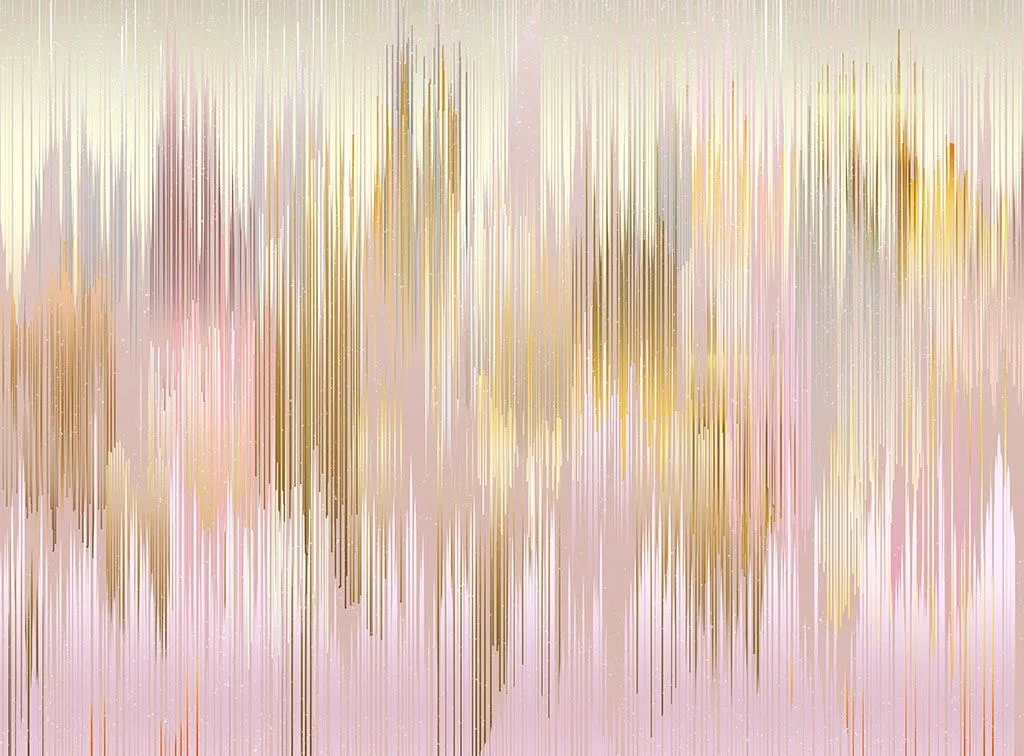 Фотообои в интерьере перламутровый дождь  9-1816 фото