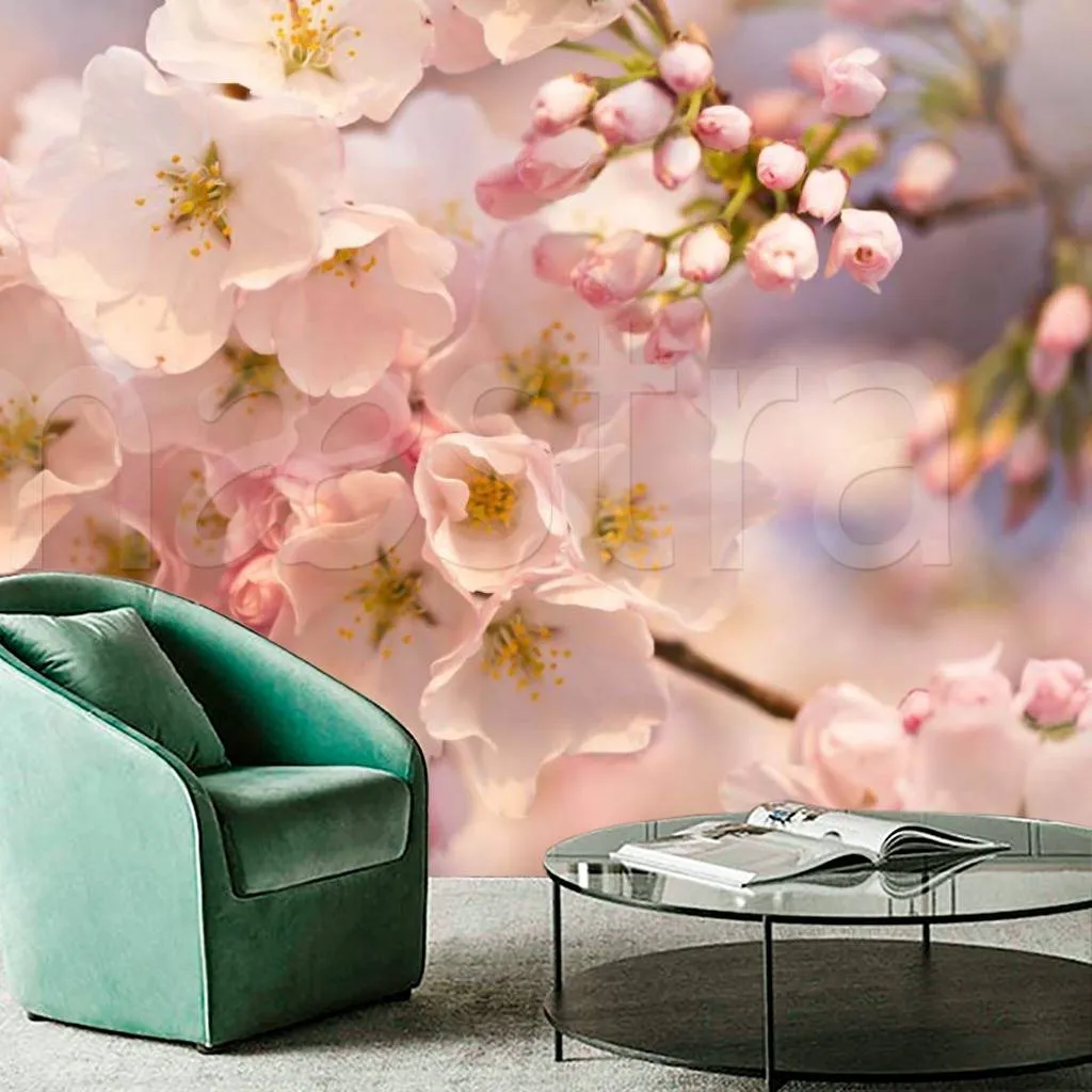 Фотообои Розовая сакура  3-180