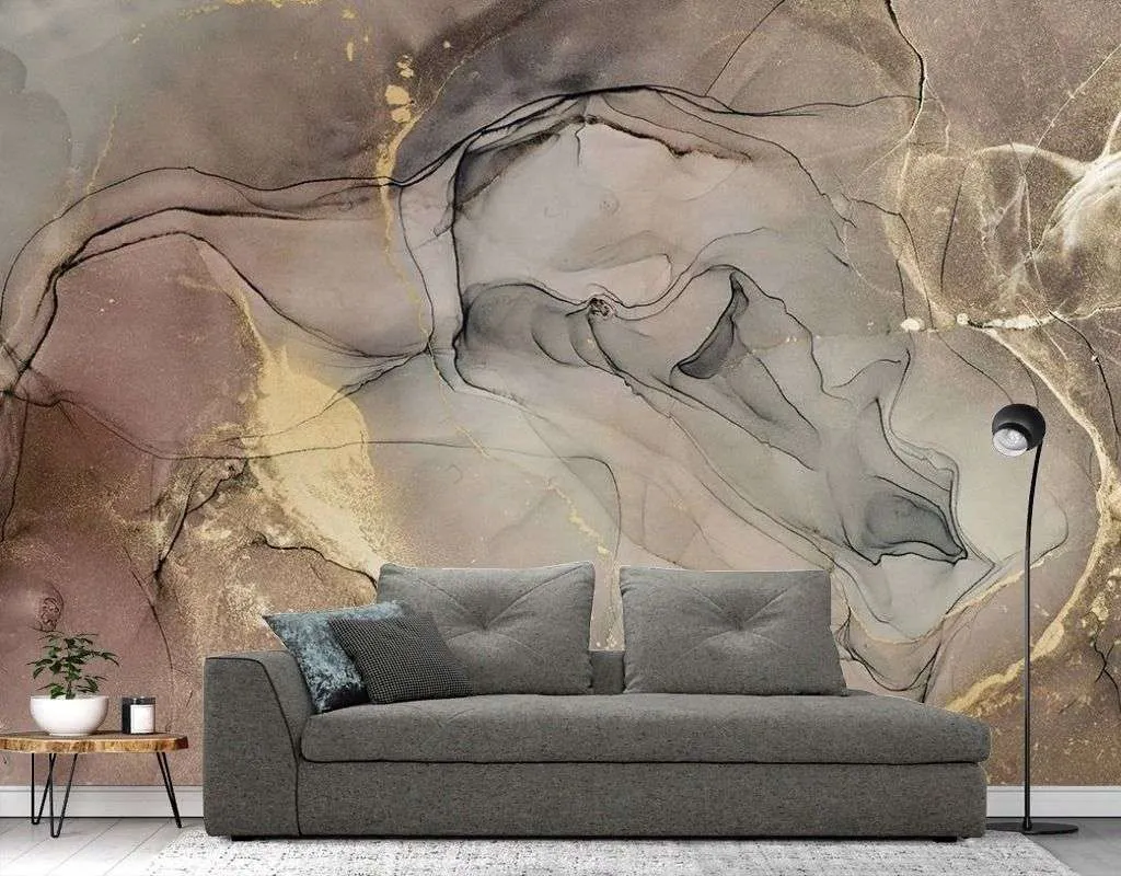 Фотообои в интерьере fluid art 02  9-1930 фото