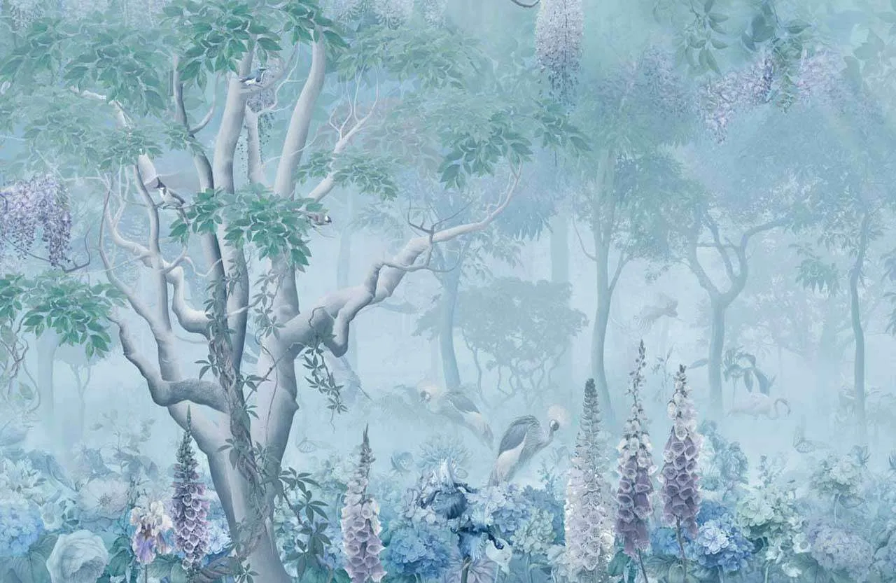 Фотообои в интерьере дивный сад  13-088 фото