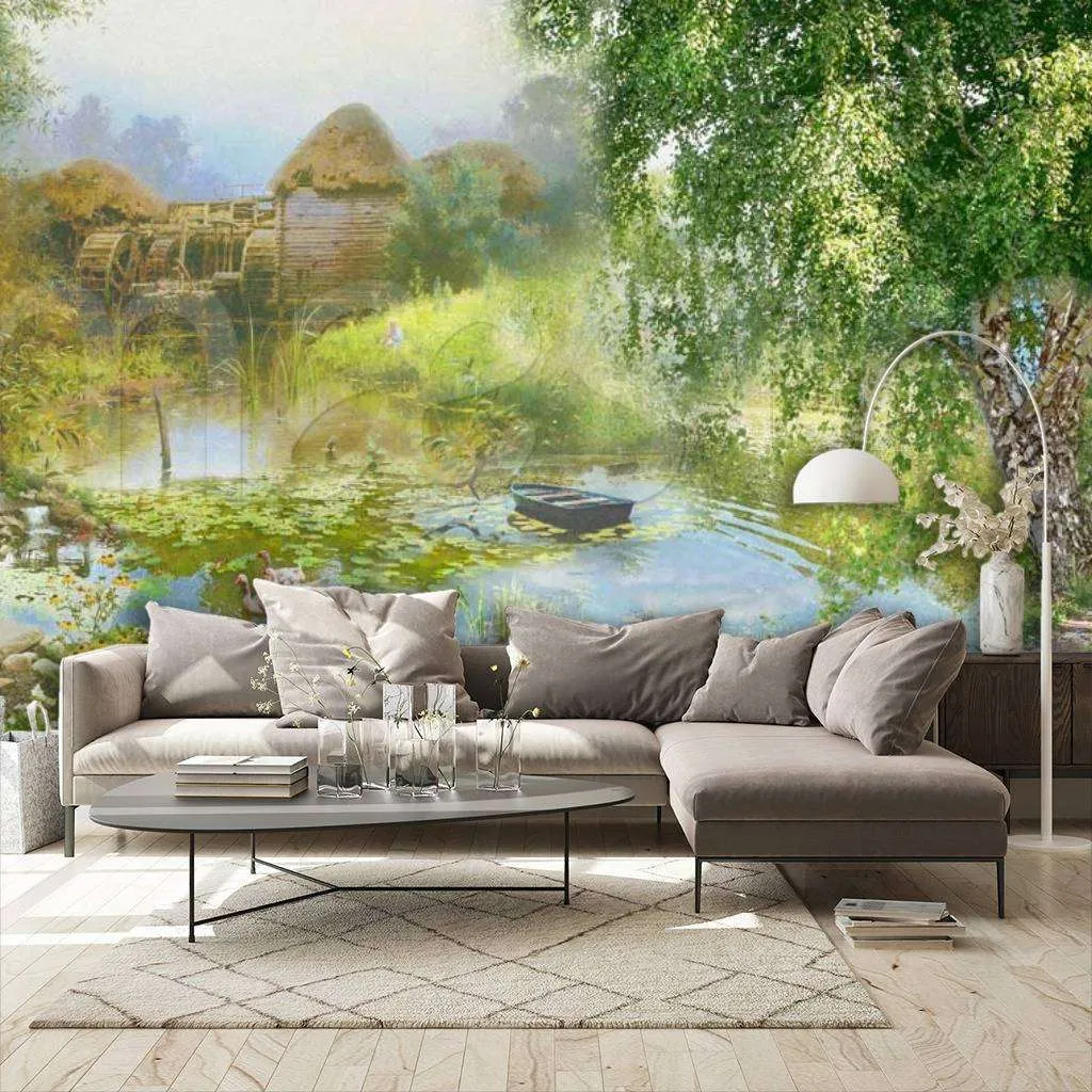 Фотообои в интерьере старая мельница  5-054 фото