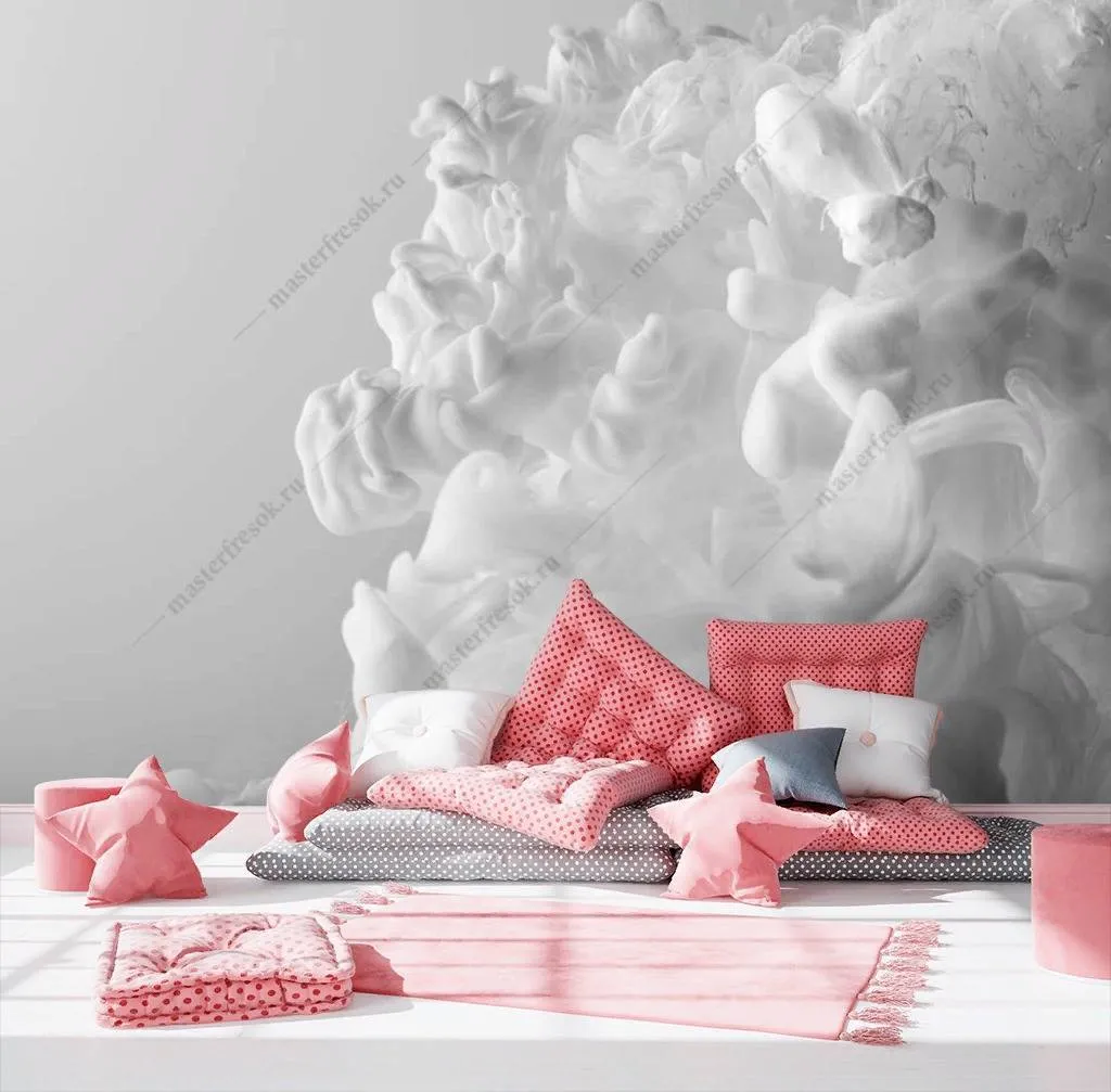 Фотообои Белый дым  9-1144