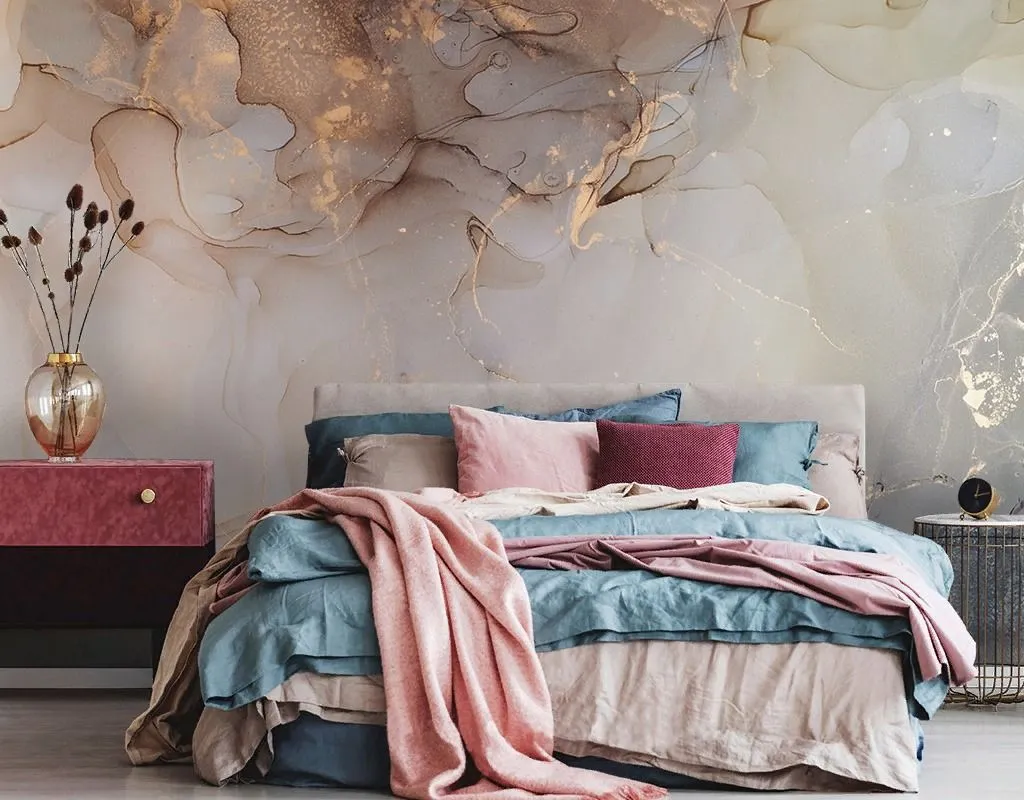 Фотообои в интерьере fluid art 03  9-1931 фото