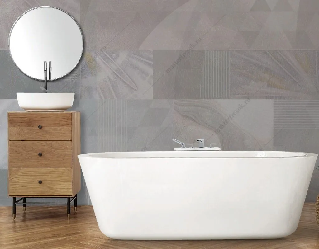 Фотообои в интерьере серая палитра  13-587 фото