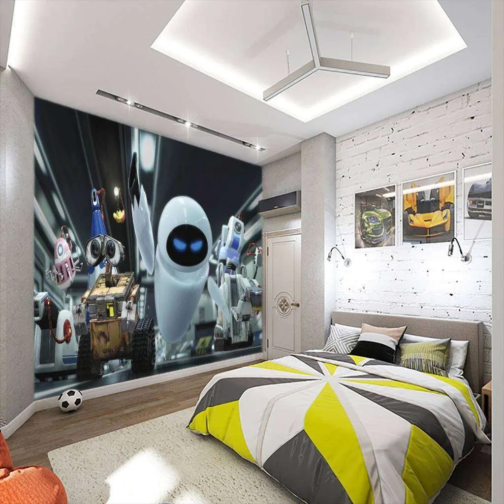 Фотообои в интерьере валли роботы персонажи  12-1086 фото