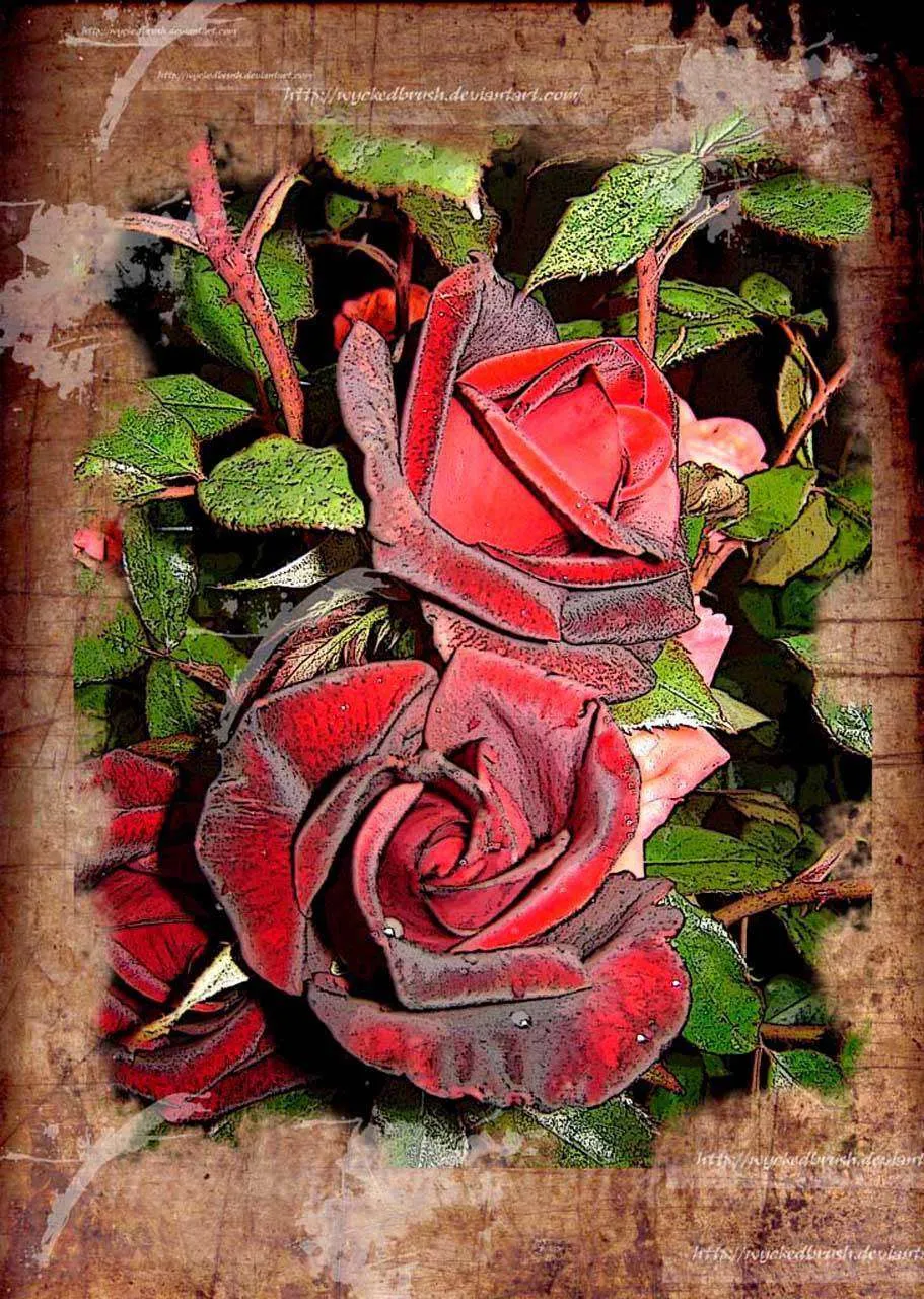 Фотообои в интерьере роза абстракция  2-110 фото