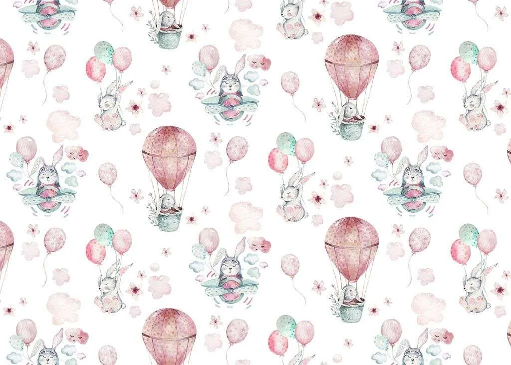 Фотообои в интерьере шарики и звери  12-735 фото