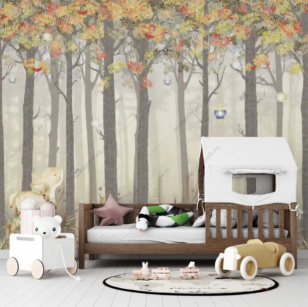 Фотообои Осенний лес  14-446