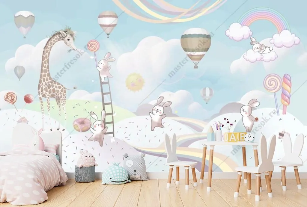 Фотообои Долина сладостей  13-553