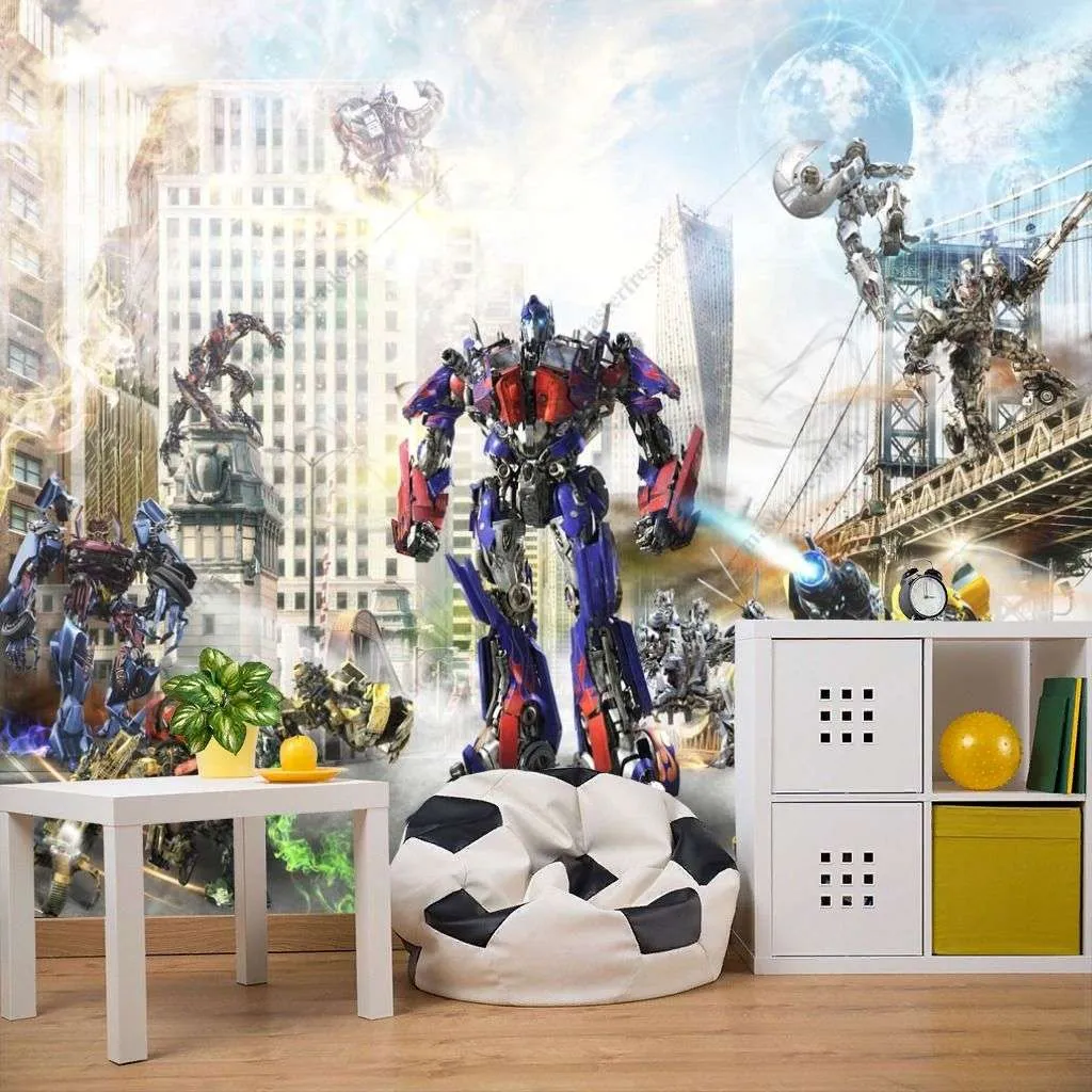 Фотообои в интерьере трансформеры  12-1305 фото