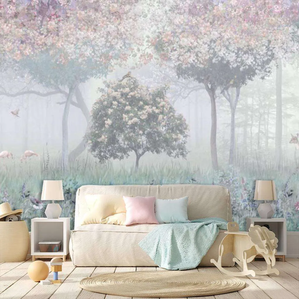 Фотообои Волшебный лес и его обитатели  13-022