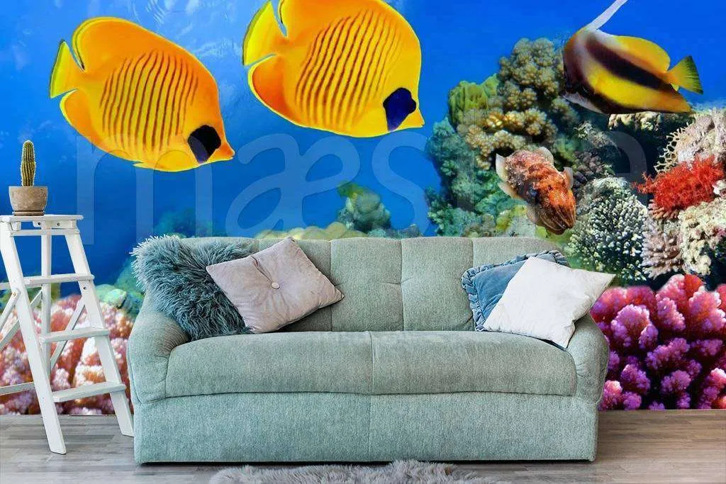 Фотообои Подводный мир 3д  4-140