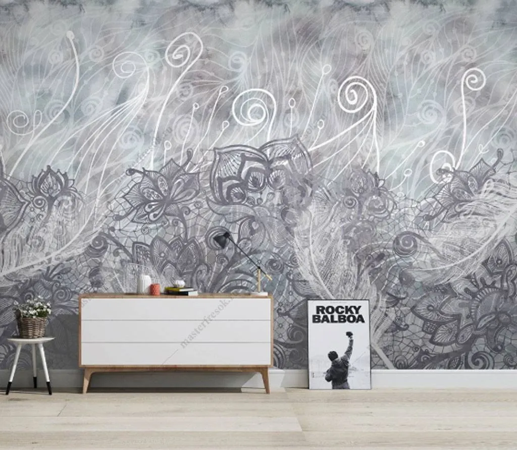 Фотообои в интерьере узоры арт  15-865 фото