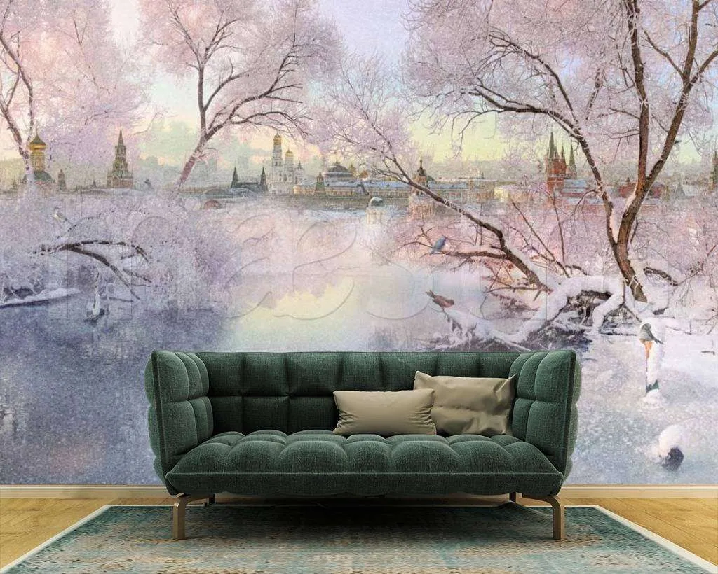 Фотообои Бесшовные обои на стену:  Волшебный лес. Артикул: 7-565  