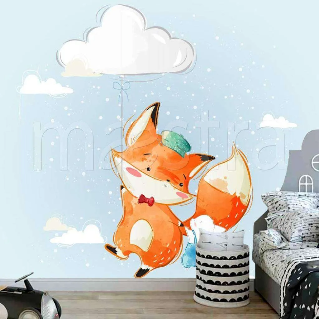 Фотообои Лисенок в небе  12-461