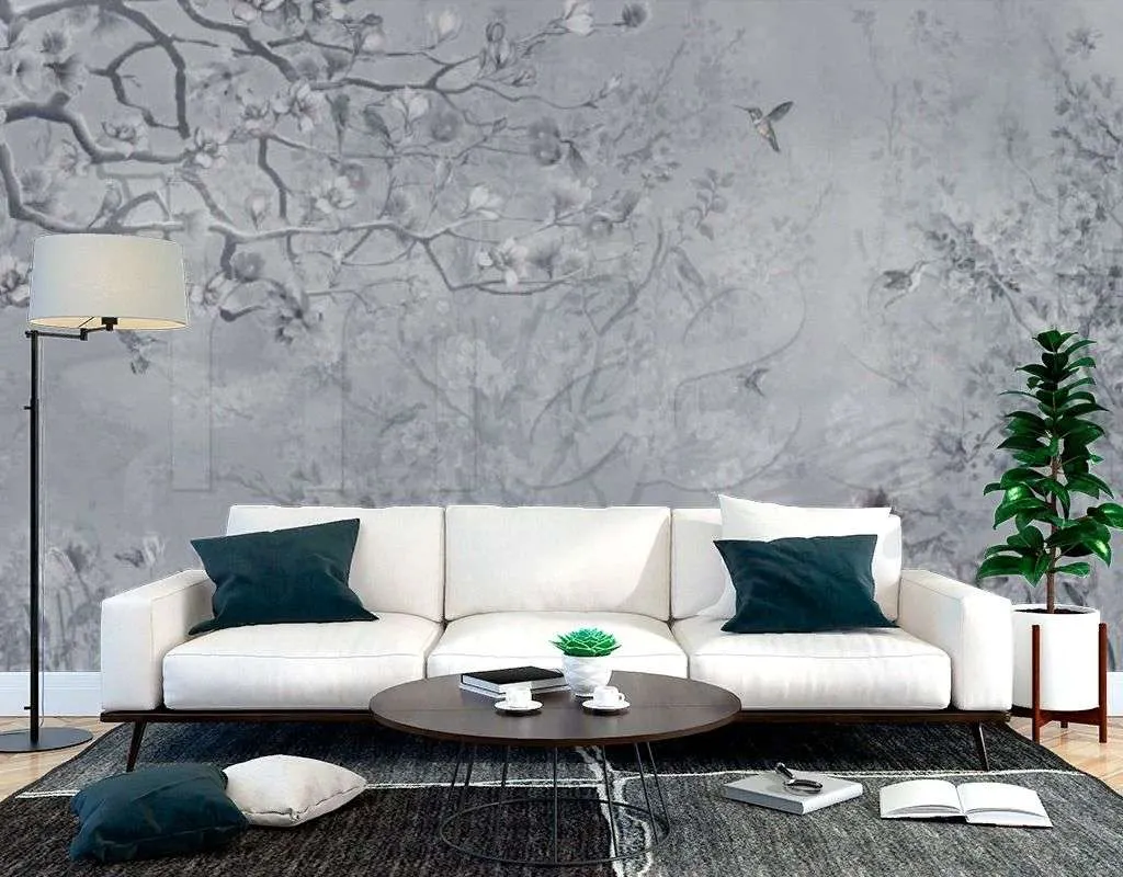 Фотообои в интерьере райский луг  7-996 фото